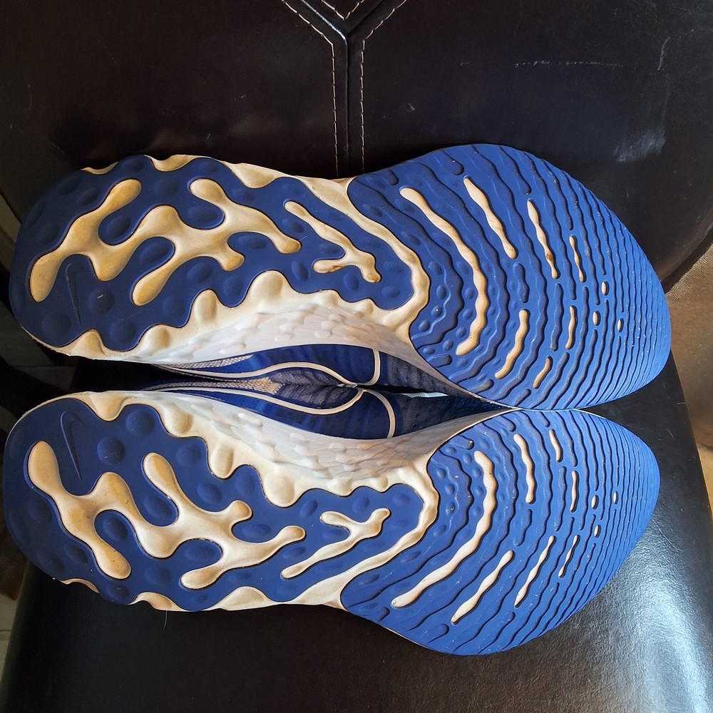 Nike React Infinity Flyknit Blue White Shoes Mens… - image 11